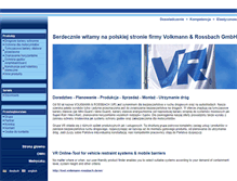 Tablet Screenshot of pl.volkmann-rossbach.com